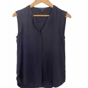 J. Crew | Navy Sleeveless Top